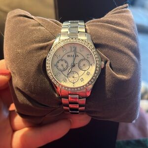 BNIB from Bulova’s exclusive corporate gifting program. stainless steel/crystals